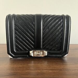 Rebecca Minkoff Chevron Love Quilted Crossbody Bag for Women – Versatile Women’s